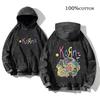 Korn Rock Band World Tour pulóverek Vintage mosott férfi pulóverek Pamut Hip Hop utcai ruházat Kapucnis pulóver Laza Y2K felsők