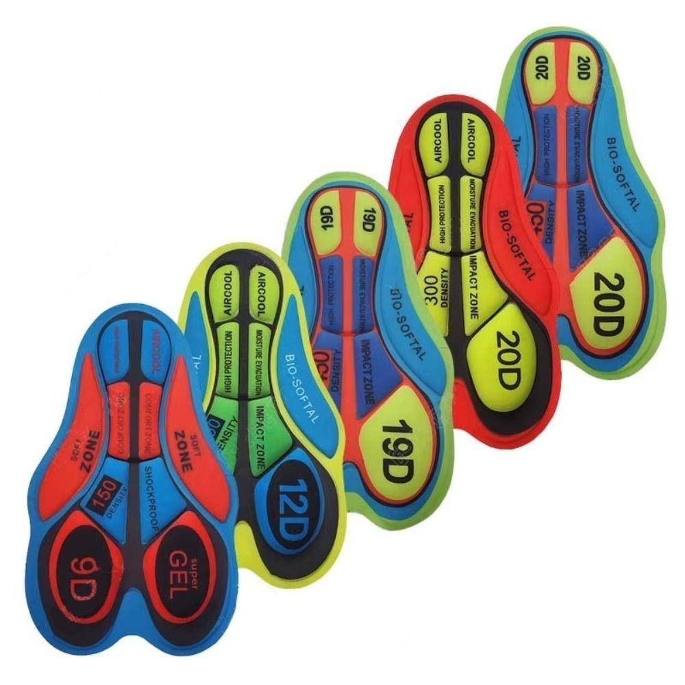 Breathable Hole Men Cycling Gel Pad 12D 19D 20D Bicycle Seat Cushion Cycling Pants Pad  Male Female
