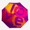 1pc Love Pattern  Automatic Umbrella | Portable 8-Rib Manual Open, Cute Birthday & Holiday Gift for Outdoor Yy260107128