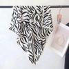 70x70cm Silk Scarf Horse Pattern Neck Ties Fashion Luxury Headscarf  For Female