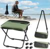 Verbesserter tragbarer ultraleichter faltbarer Hocker, max. 270 lbs, Hocker im Handtaschenstil, faltbar für Tasche, für Camping, Reisen, Angeln, Wandern und Outdoor-Aktivitäten