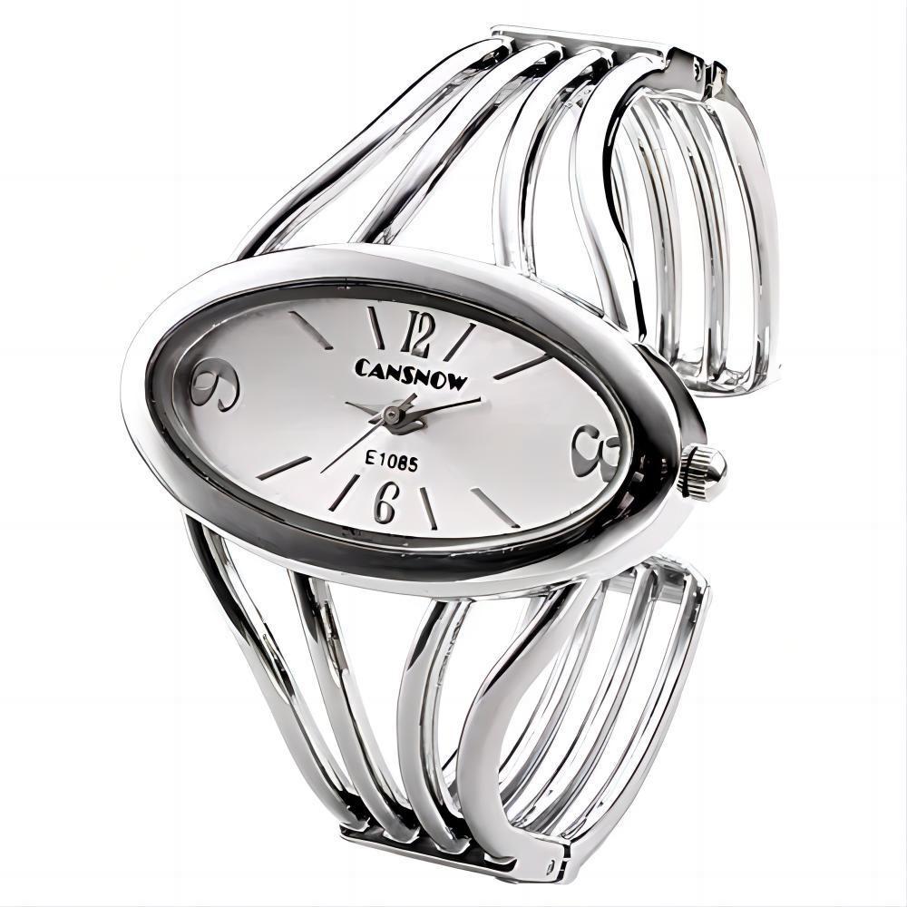 CANSNOW Brand Luxury Fashion Round Dial Ladies Quartz Bracelet Watch  Female Clock Women's Watch