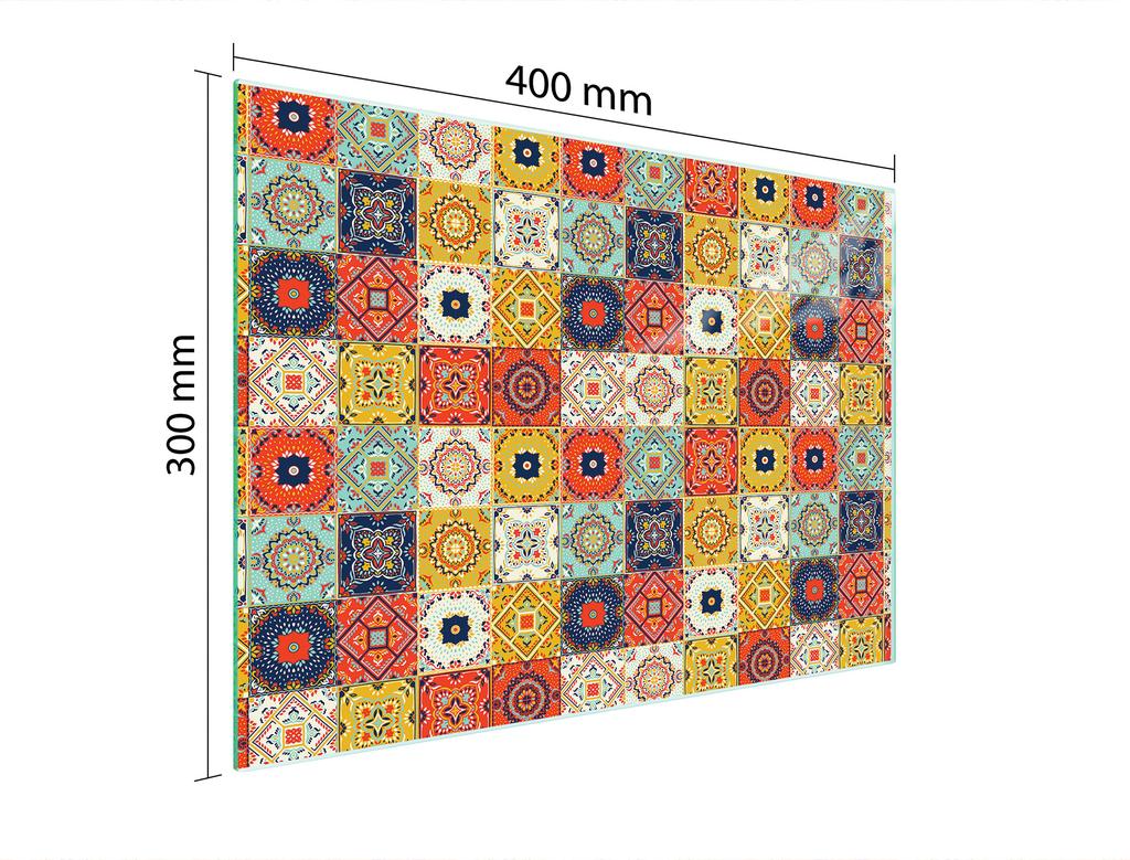 TABLA DE CORTAR DE CRISTAL 40x30 Mosaico