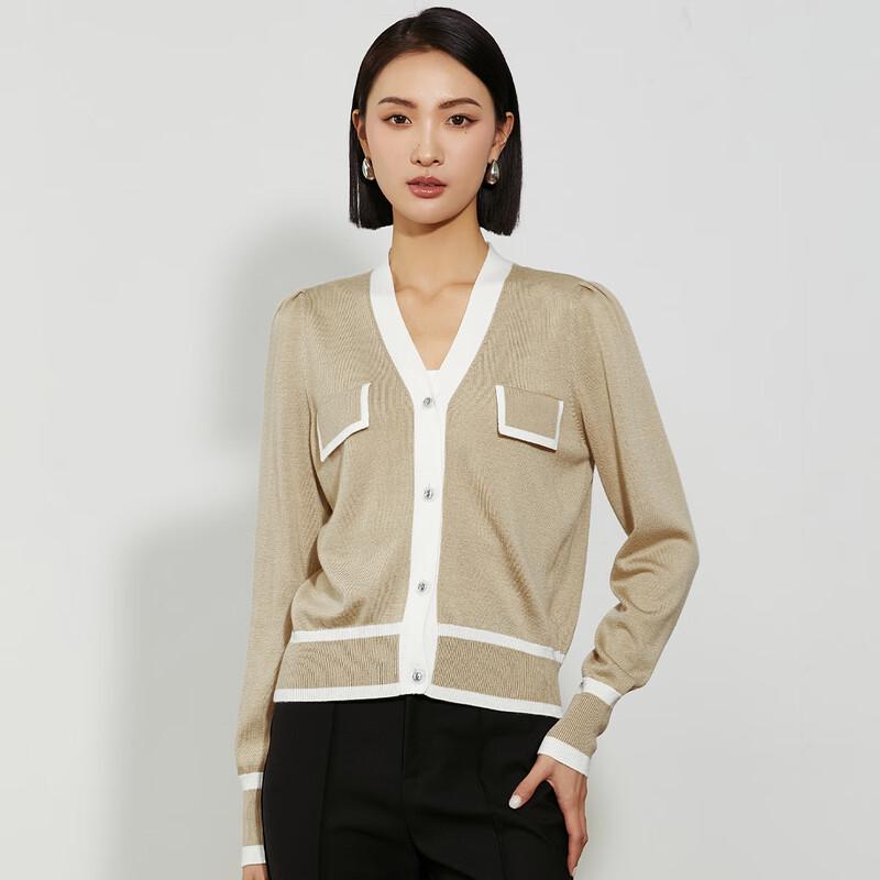 Women's V-Neck Button-Front Knit Cardigan