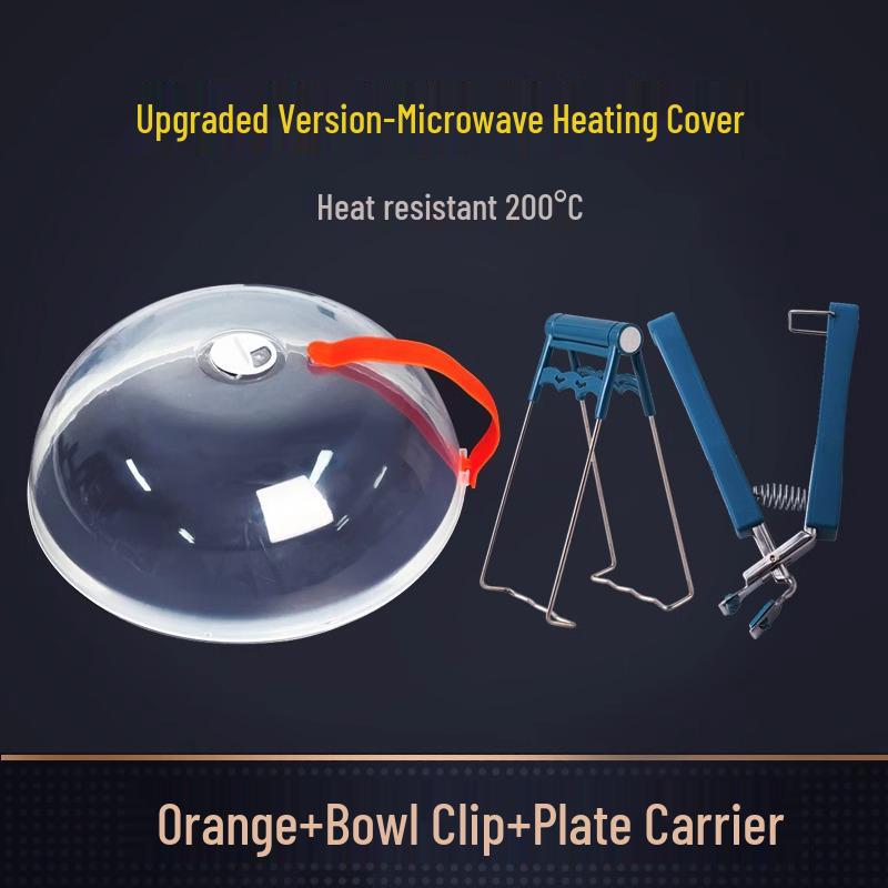High-Temp Resistant Microwave Splatter Cover & Food Preservation Lid