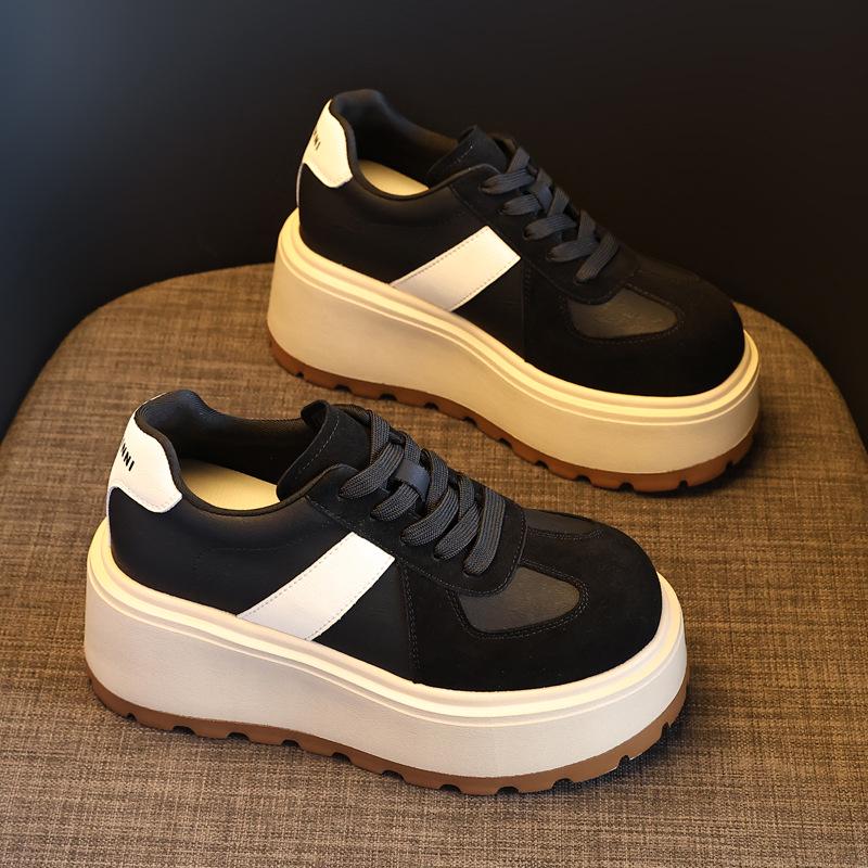 Thick-Soled Women's Platform Casual Sneakers - 2025 Autumn Chunky Soft Sole Trainers
