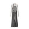 Elegant Tencel Blend Two-Piece Dress Set