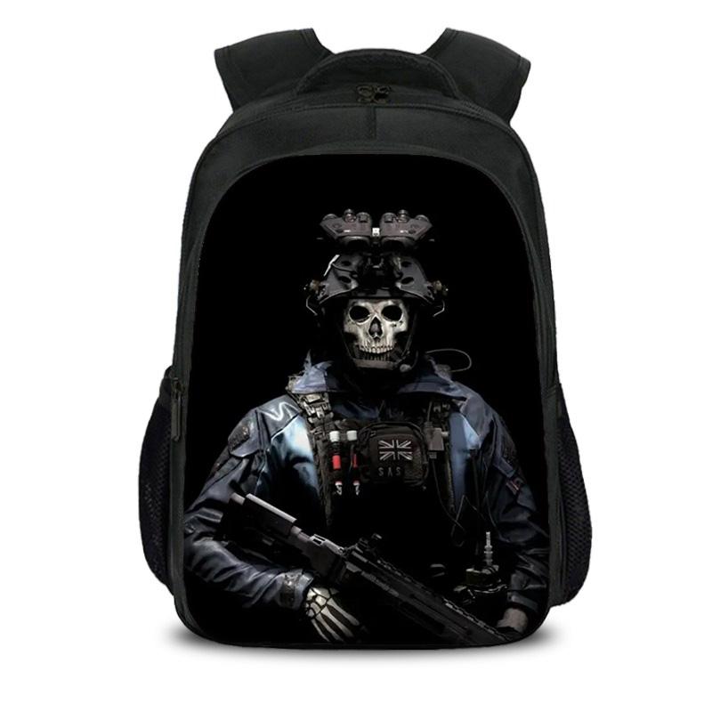Call of Duty Double Layer Backpack Durable, Fashionable, Large Capacity School Boy and Girl Birthday Best Gift