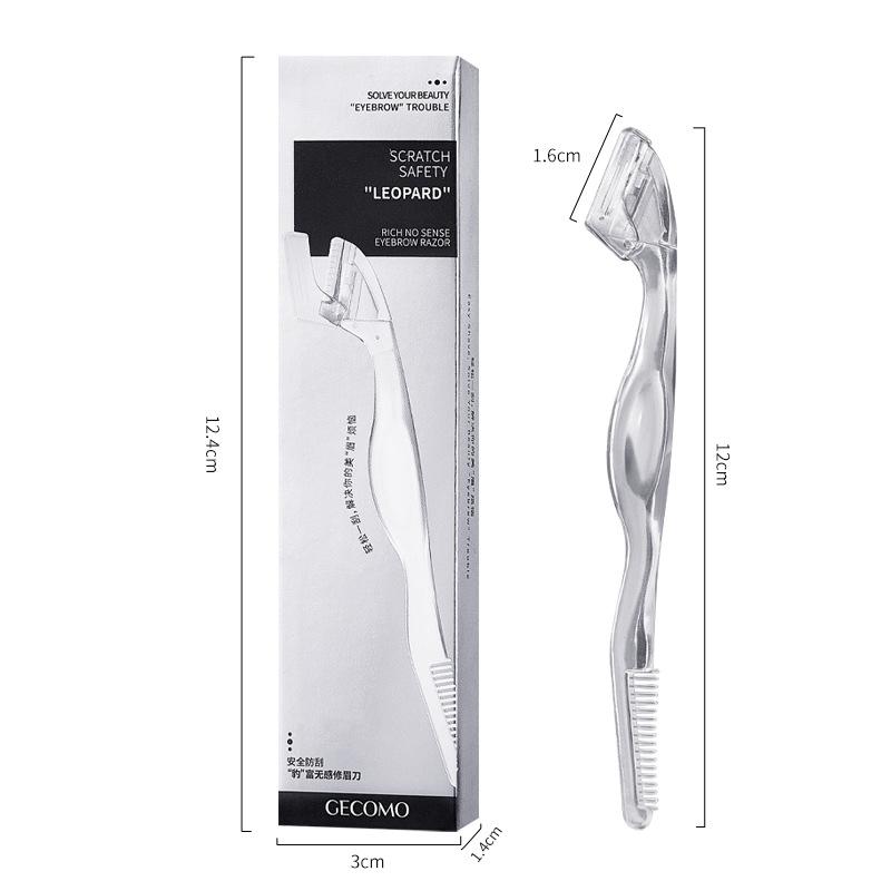 Portable Eyebrow Trimmer Double Headed Design Face Hair Razor Eyebrow Epilation Removal Cutters Safety Men Woman Makeup Tools