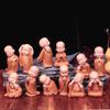 1pc Monk Figurines Car Decoration Crafts,Home Decor Kungfu Monks Figure Car Ornament Buddha Boy Accessories Figurines Tea Pet