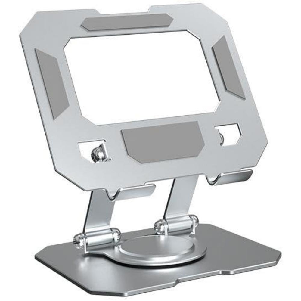 360° rotating office desktop stand, aluminum foldable, office stand, multi-functional desktop stand, dual-pole adjustable