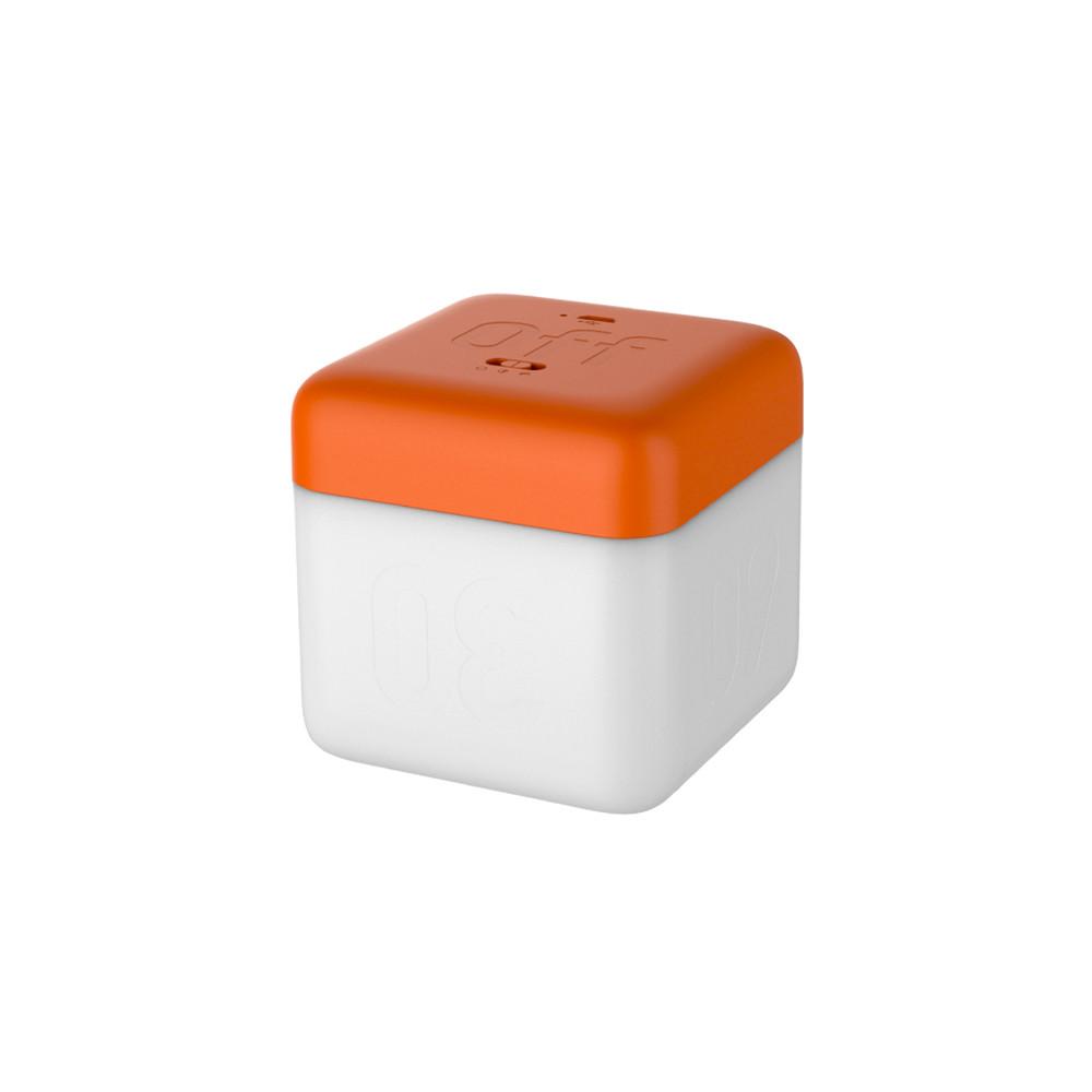 

Креативный куб с зарядкой через USB и подсветкой для сна, таймером, ночником, светодиодной энергосберегающей настольной лампой тыква/красный