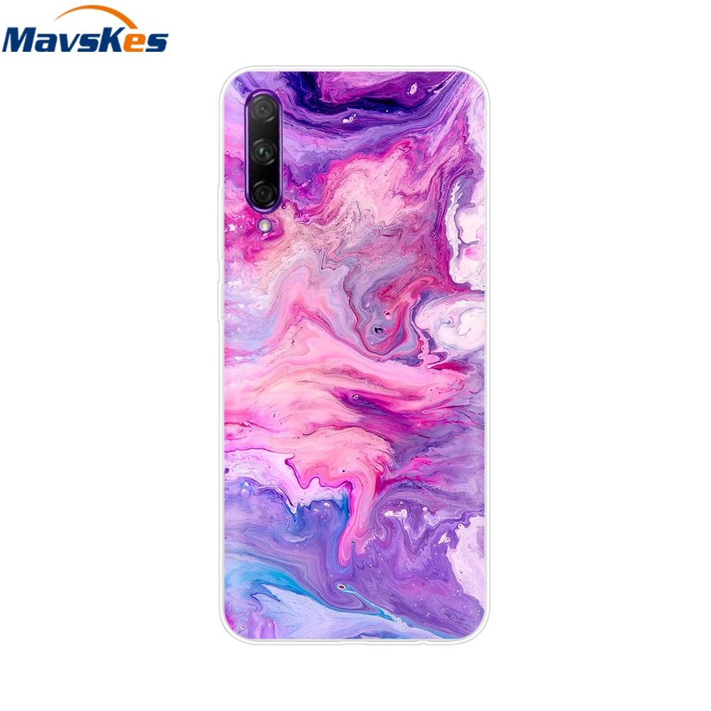 For Huawei P Smart Pro Case Cute Candy Painted Cover Soft Silicone Phone Case For Huawei P Smart Pro 2019 Cover Coque Bumper
