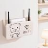 Punch-Free Router Rack Wall Mounted Router Storage Box  for Living Room Decoration