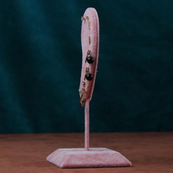 Earring Display Stand Muti-purpose Ear-shaped Easy to Stab Flannel Earring Holder Organizer for Earring