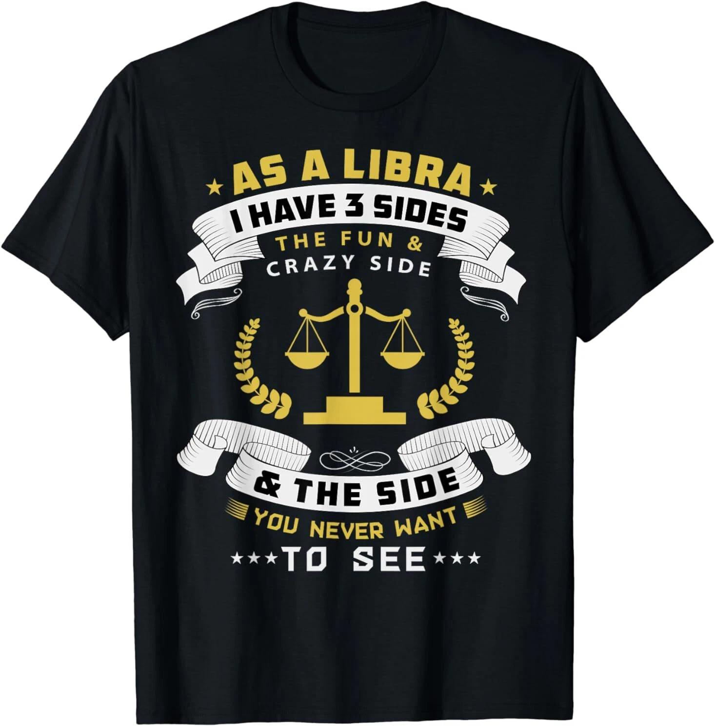 NEW Libra Zodiac Birthday, Horoscope Sign Libra Gift Idea Premium T-Shirt S-5XL S