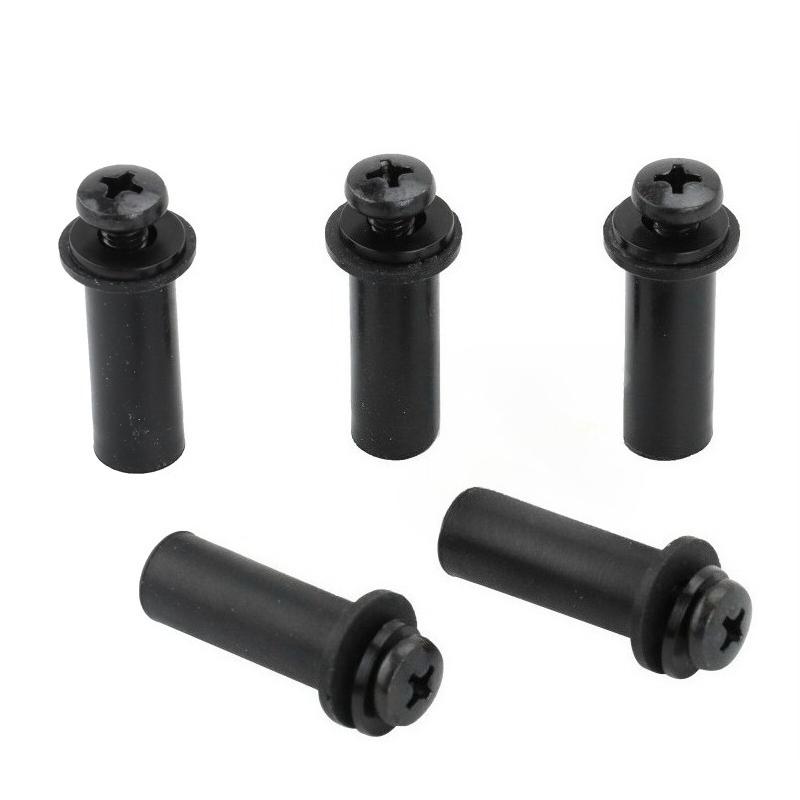 15/30pcs Black Windscreen Well Nut Bolt Screws Kit For Harley Touring Road Glide 98-22 Windshield Nut Bolt Washer Set