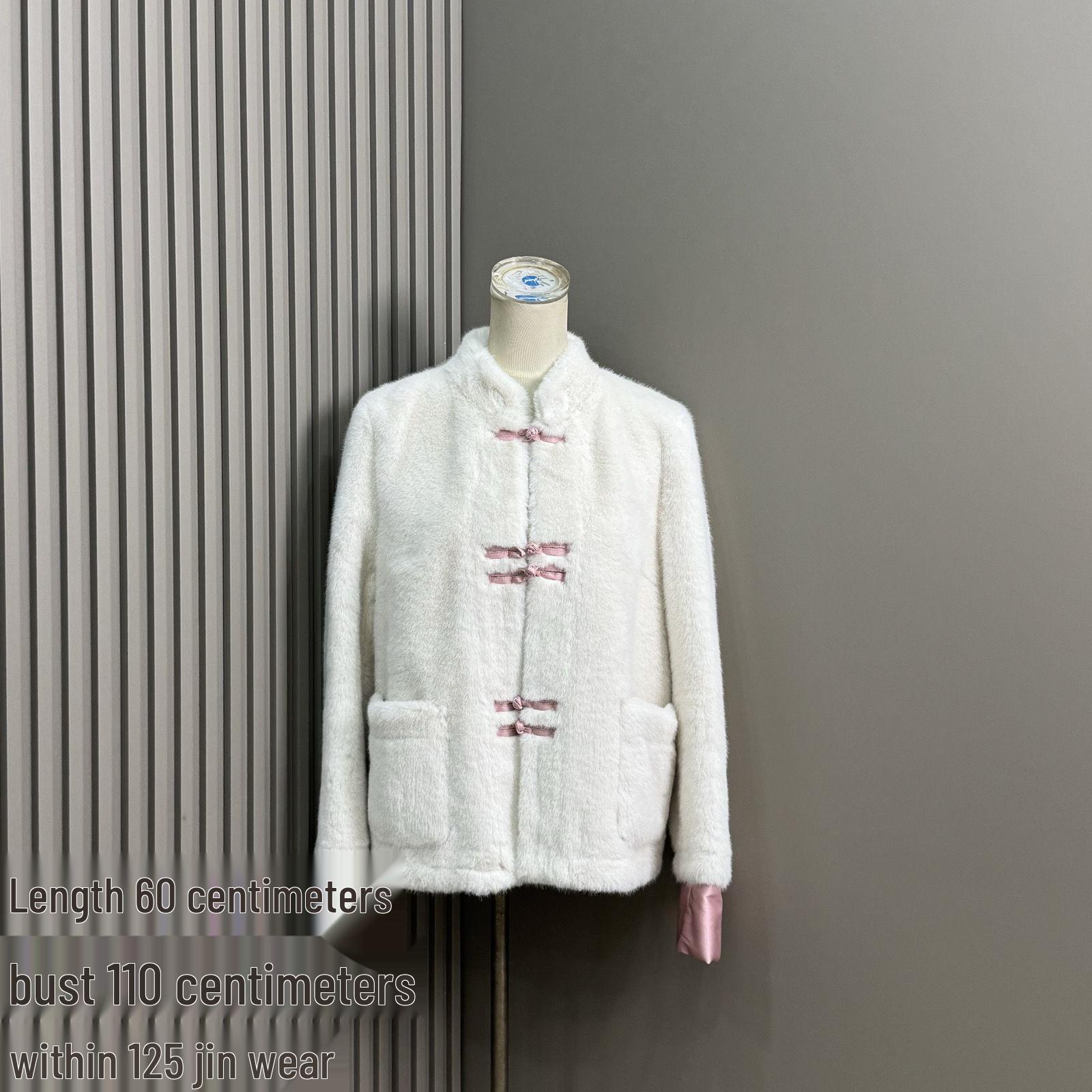 

Clearance: Winter Fur Coat with Chenille & Spandex, Available in Long/Short Styles with Princess Sleeves One Size (Eco Fur, Clearance)