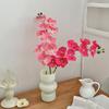 Yousheng 27.5 Inch Artificial Phalaenopsis Flower Branch 9 Full Blooms Fake Silk Orchids with Stem for Home Office Wedding