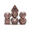 RPG Dice Battlefield Set of 7 Metal Dice