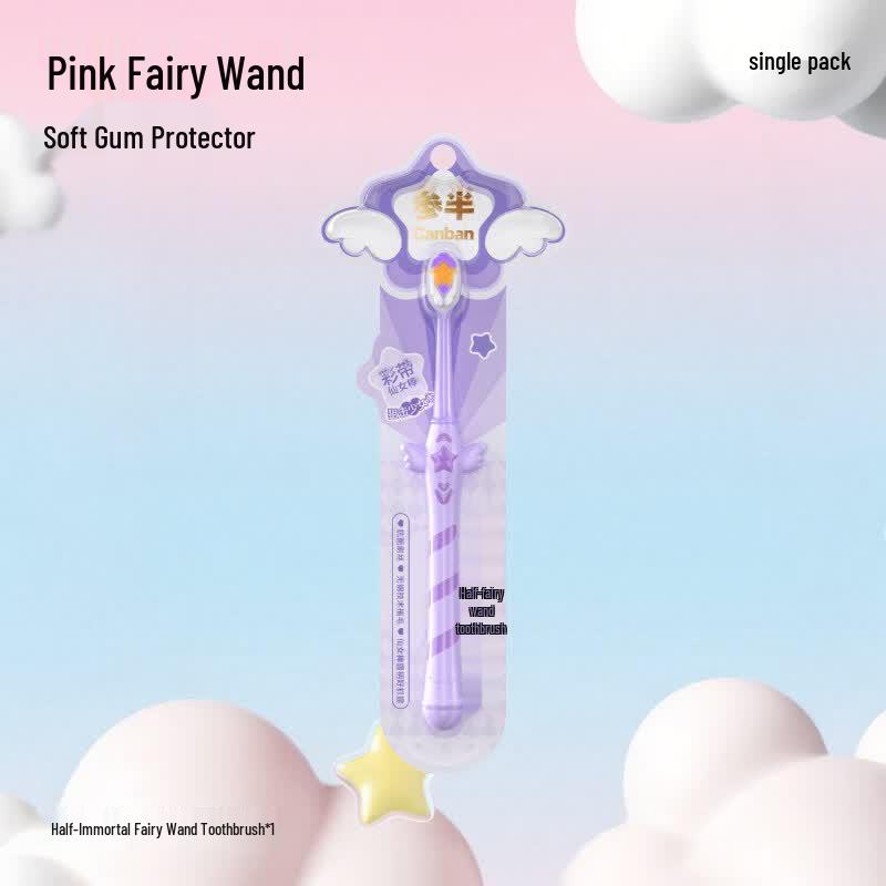 

Semipenny Fairy Wand Soft Bristle Toothbrush