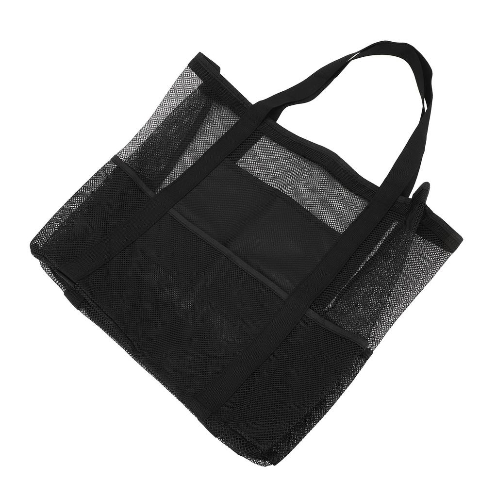 Strand-Netzbeutel Große Kapazität Leicht Tragbar Strand-Schultertasche Handtasche für Reisen Einkaufen Camping Pool