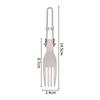 Yoshida Craftsman Foldable Titanium Spoon & Fork Set