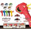 Free Shipping Dual Alloy Burst Gyro Toy - Magic Light Pull String Battle Gyro