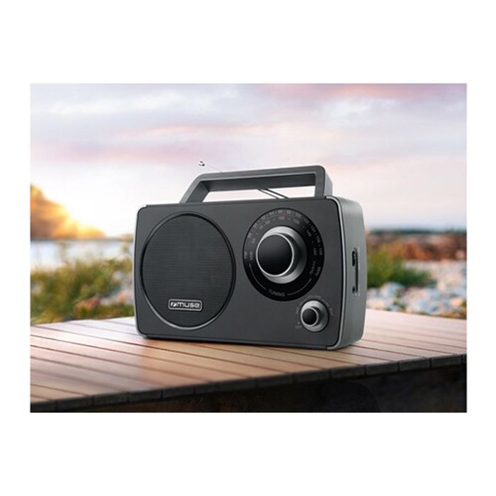 Radio portable muse m 075 r noir