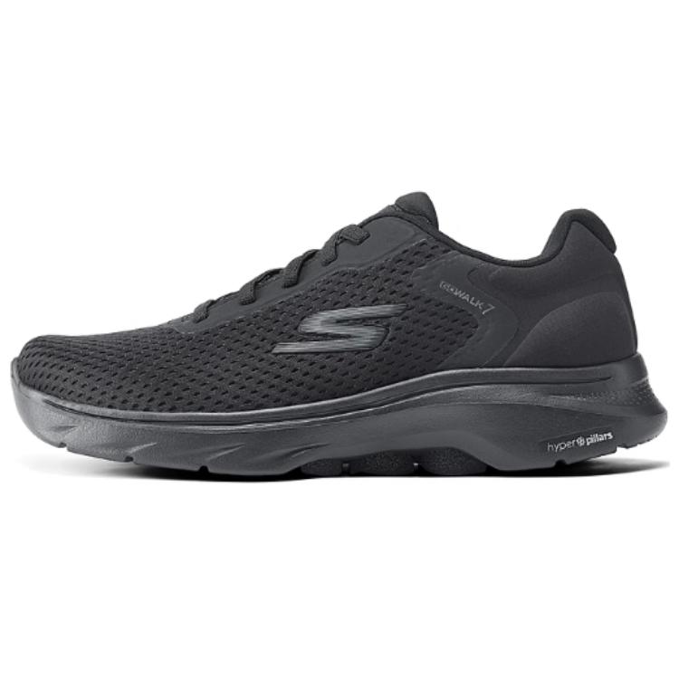 Skechers Go Walk 7 Men Black Low Top Casual Shoes Comfortable Lightweight 216636-BBK 43.5