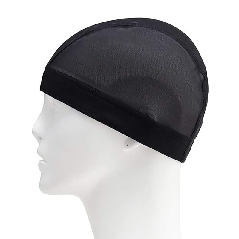 Speedo Logo Mesh Swim Cap, Unisex, SE12050, Black, Size L
