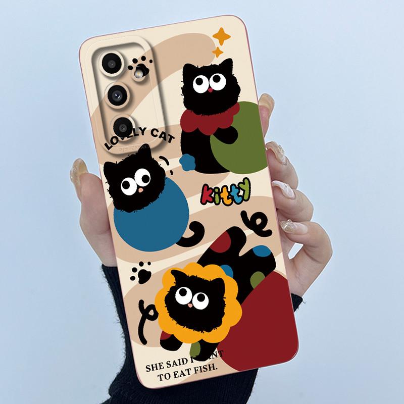 Für Samsung A05s A05 Galaxy SM-A057F A055F Niedlicher Panda Süße Mädchen Katzen Weiches Silikon Gummi Handyhülle für SamsungA05s A05 Hülle