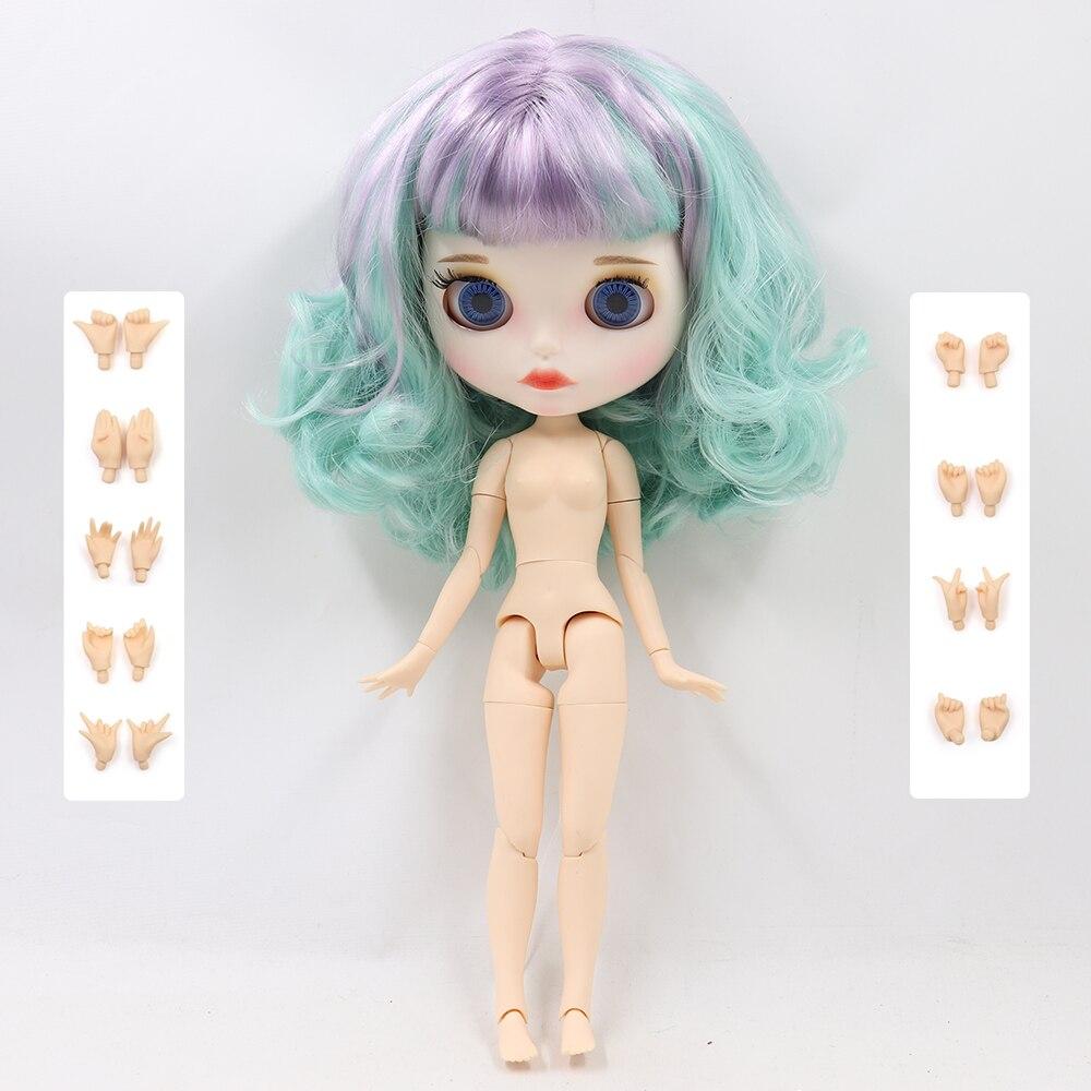 

Кукла Блит DBS, 30 см, зеленые, смешанные, фиолетовые волосы, 19 подвижных суставов, подходят в качестве подарков, куклы на заказ.