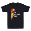 Ich erzähle Papa Lustige Religiöse Christliche Jesus Meme Zitat Vintage Herren T-Shirt