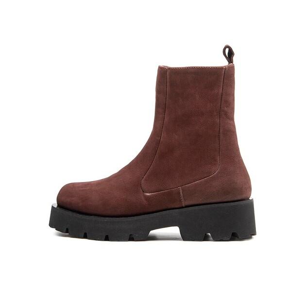 Simple Ankle Boots SL-15-02-000049 Brown