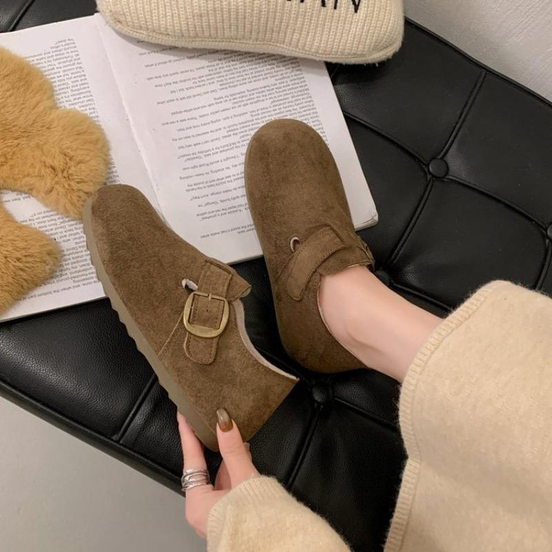 All-inclusive Damen Retro Höhenerhöhende und Fleece Warme Schnee Baumwollschuhe, Einzelne Schuhe