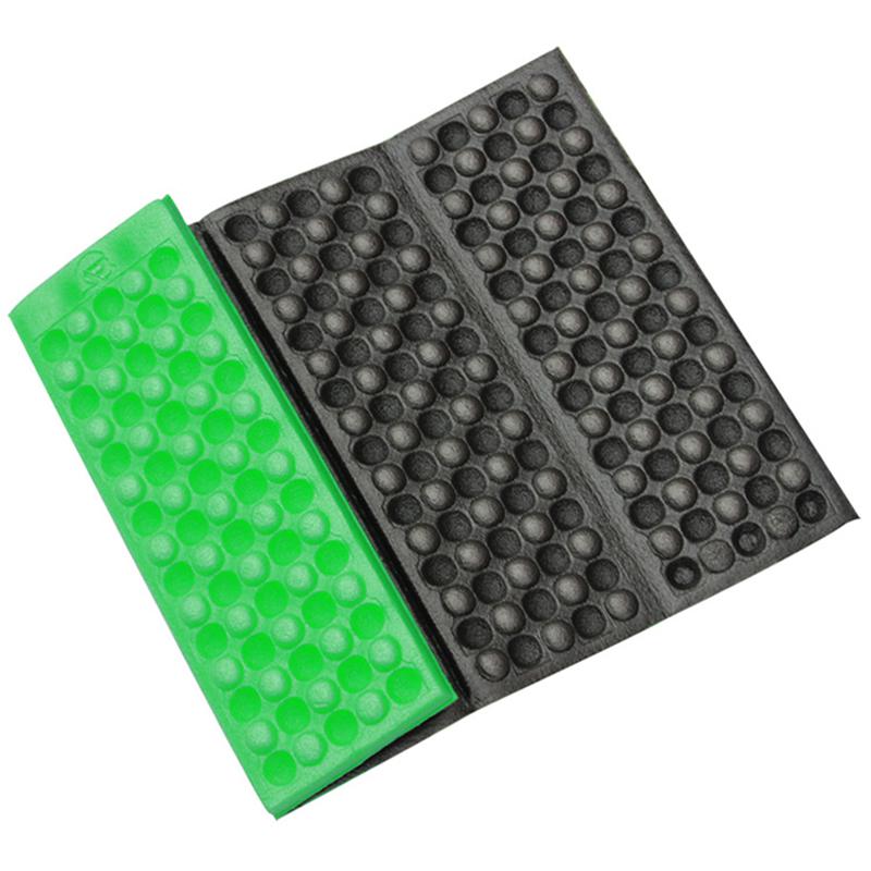 4-Zone Camping Folding Mat Foam Pad Moisture-proof Elasticity Cushion Travel Hiking Picnic Anti-dirty Seat Outdoor Use Tool