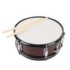 14x5.5in Snare Drum Set Blue Transparent Polyester Drumhead Professional Snare Drum Wine Red Finish