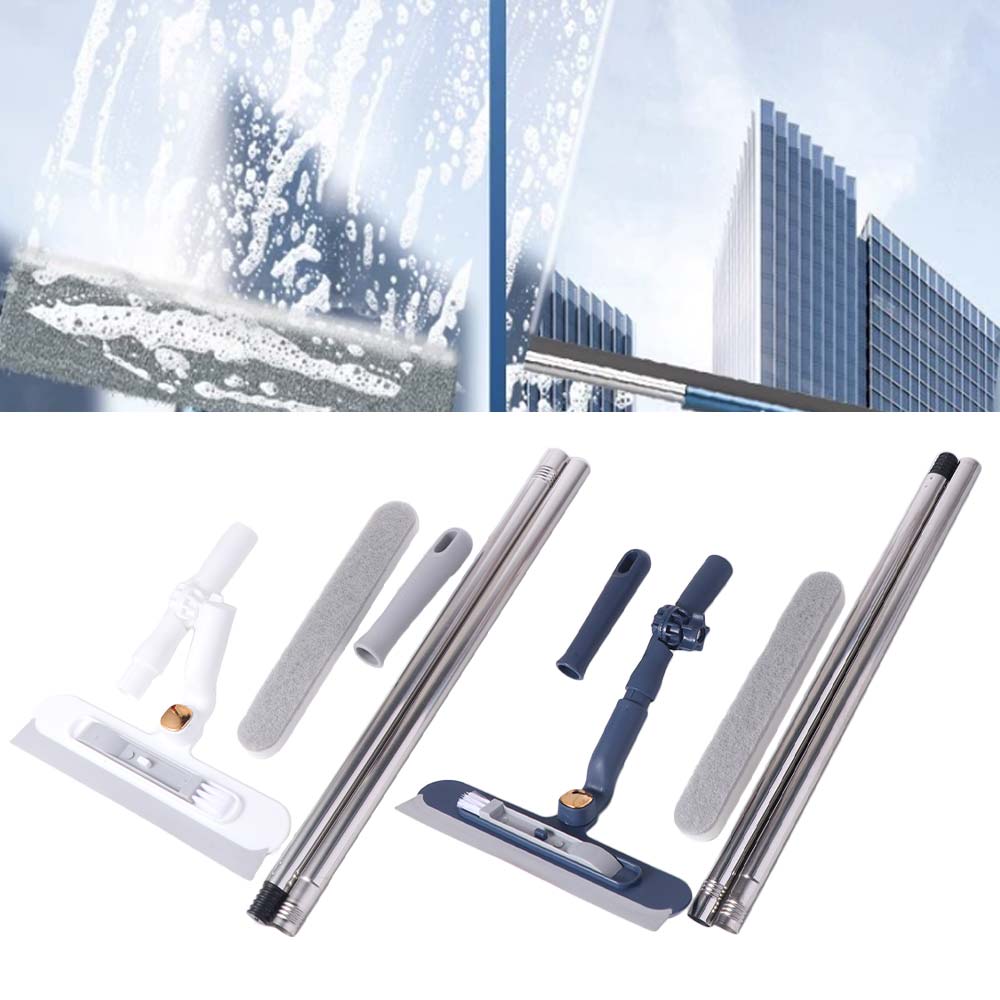 Efficient Glass Cleaning Artifact Adjustable Window Mop Broom Wiper  Household Cleaning