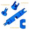 Presta Valve Core Kit Rustproof Corrosion Resistant Reliable Performance Universally Compatible Presta Valve Cores Caps Set