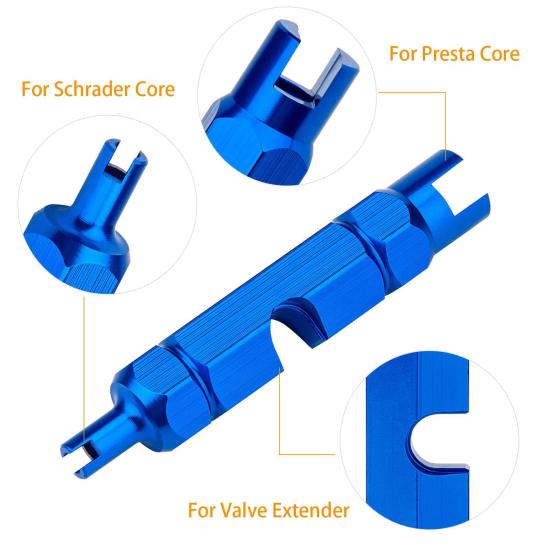 Presta Valve Core Kit Rustproof Corrosion Resistant Reliable Performance Universally Compatible Presta Valve Cores Caps Set