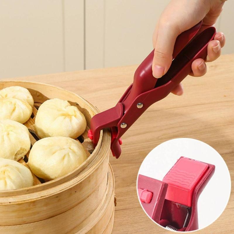 Nonslip Kitchen Gripper Bowl Clip Heat Resistant Kitchen Hot Food Clip Cooking Accessories Easy To Clean