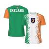 Mode Irland Flagga Fotboll T-shirt Casual Sommar Kortärmad Herr 3D Printad Sport T-shirt Lös Gata Snabbtorkande T-shirts Toppar