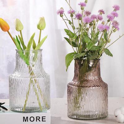 Nordic Creative Glass Vase for Fresh or Dry Flowers, Home Tabletop Decor