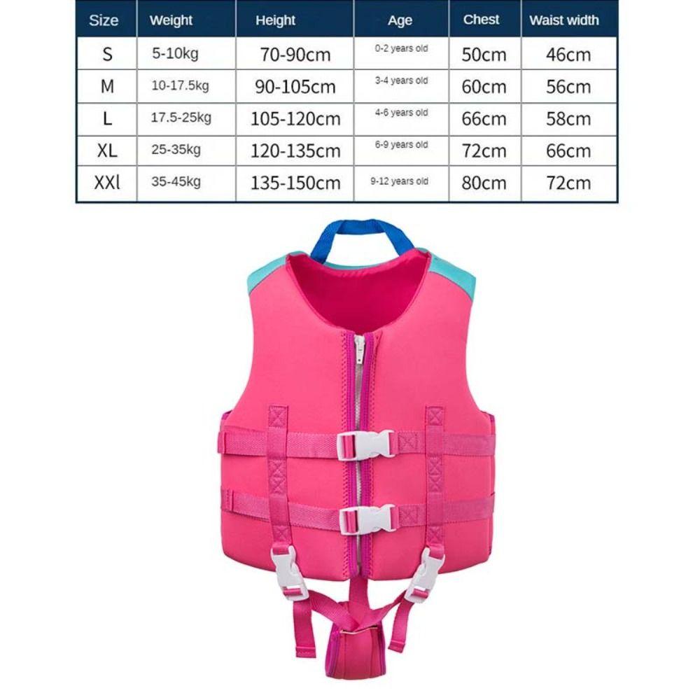Not Falling Off Child Buoyancy Vest Adjustable Floating Vest Baby Swimming Jackets  Beach