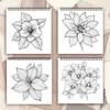 Spiral Colouring Book 30 Sheets 8.3x 8.3 Inches 100gsm Thick Paper, For Relief, Anxiety, Perfect for Many Holiday Gifts
