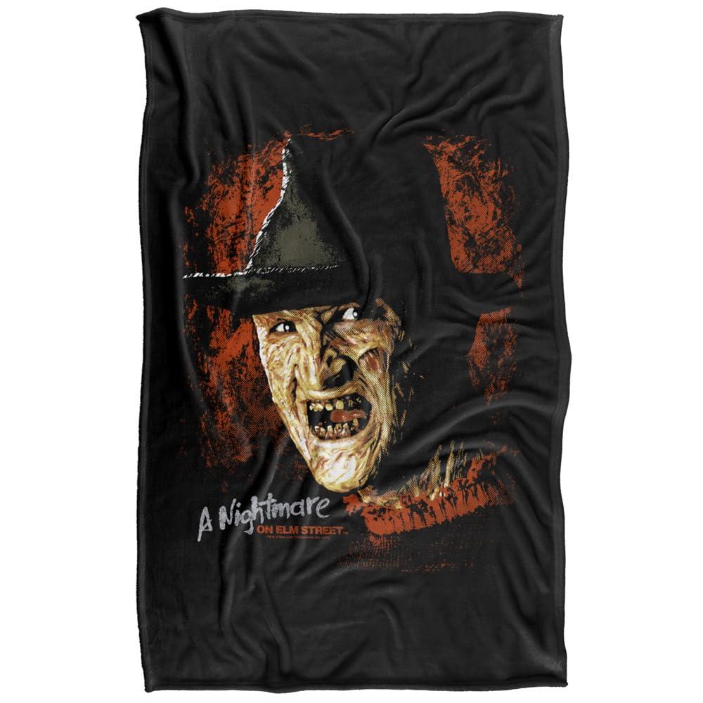 Nightmare On Elm Street Freddy Krueger Worst Nightmare Character Face Soft Touch Blanket
