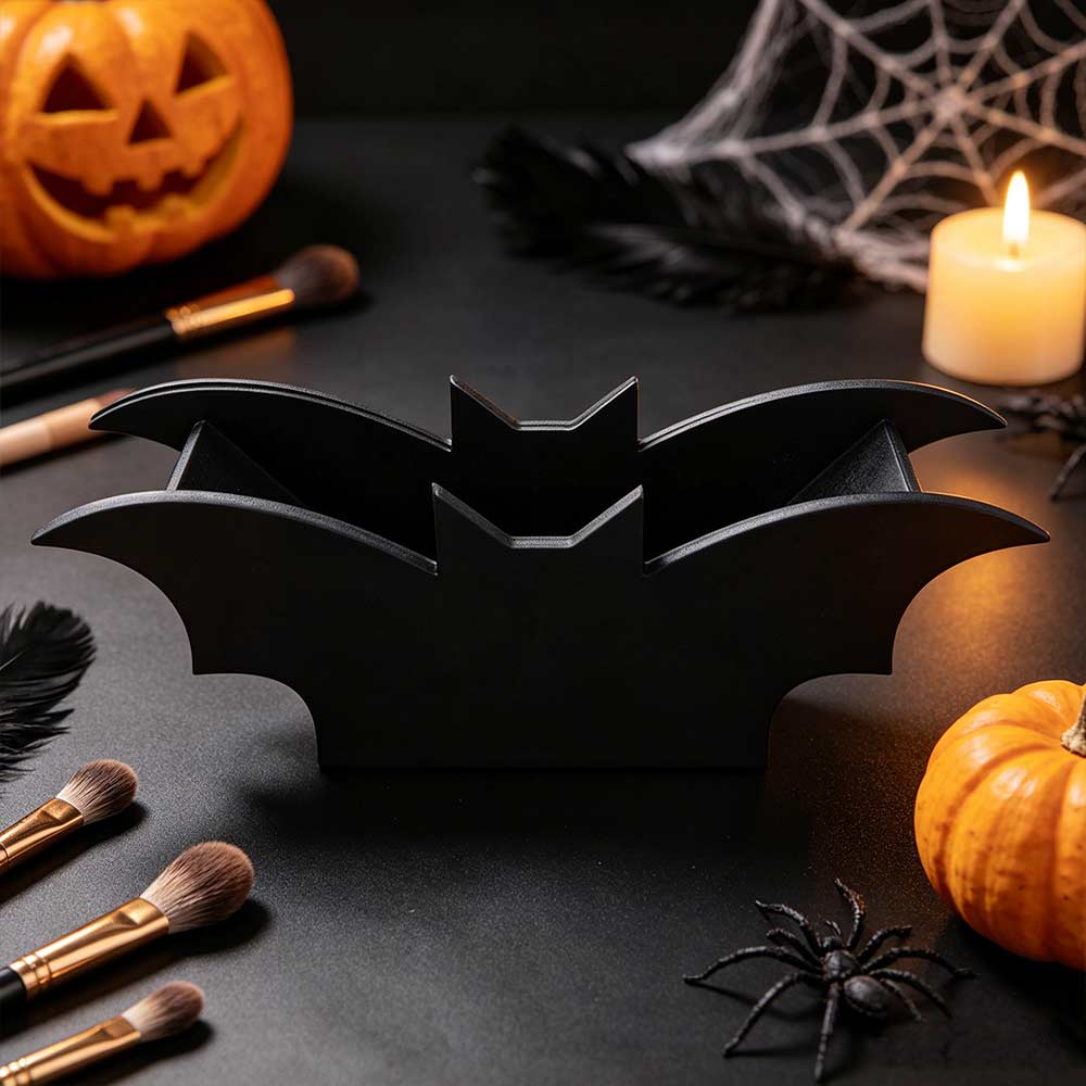 Household Halloween Cosmetics Storage Tray Creative Gothic Makeup Organizer  Bathroom Decor