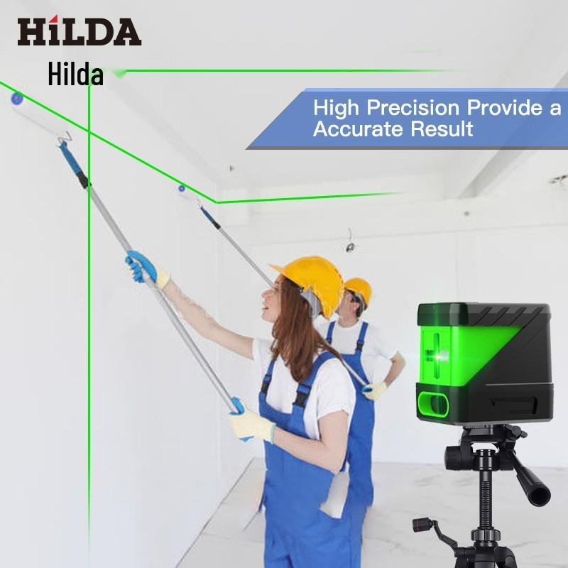 High-Precision Mini Green Light Laser Level with Automatic Fine Line Projection (2-Line)