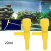 20PCS Set Single Way Air Flow Regulator Plastic Fish Tank Accessories  Aquarium